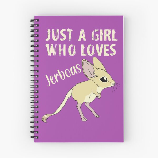 Item preview, Just a Girl Who Loves Jerboas - Yellow text designed and sold by DesignsBySaxton.