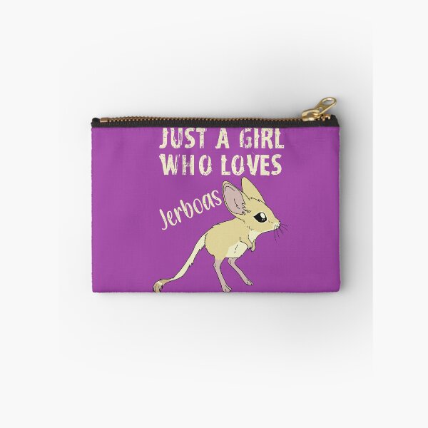 Item preview, Just a Girl Who Loves Jerboas - Yellow text designed and sold by DesignsBySaxton.
