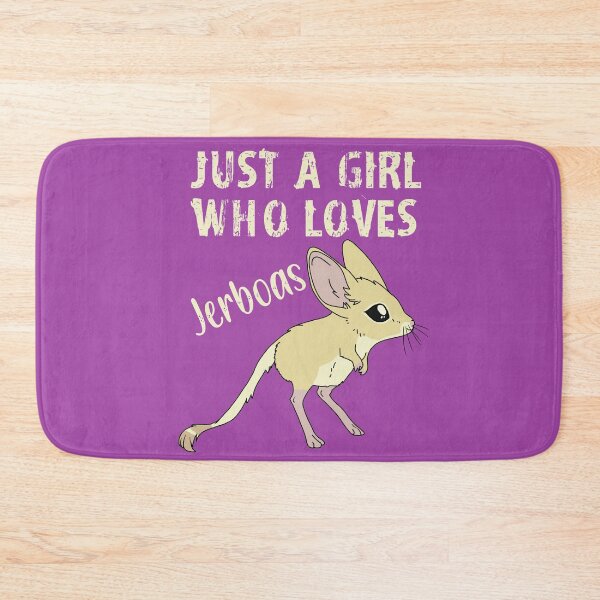Item preview, Just a Girl Who Loves Jerboas - Yellow text designed and sold by DesignsBySaxton.