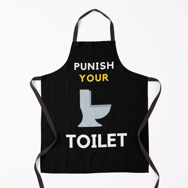 Item preview, Punish your toilet - toilet humour quote designed and sold by onum2018.