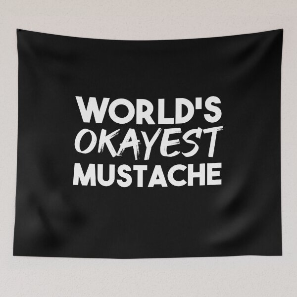 Item preview, World's Okayest Mustache designed and sold by jacks-tees.