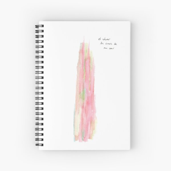 Color the heart Spiral Notebook