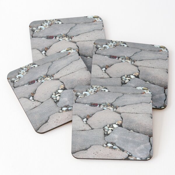 Item preview, Rockscape of grey slabs and rocks designed and sold by Rennie Palmer.