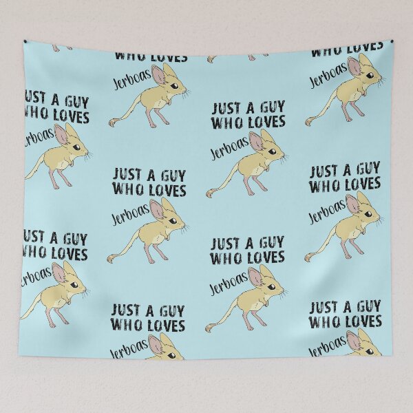 Item preview, Just a Guy Who Loves Jerboas - black text designed and sold by DesignsBySaxton.