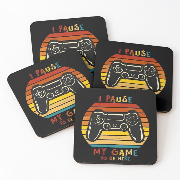 Item preview, i pause my game to be here Funny illustration Gift designed and sold by KO-Design.
