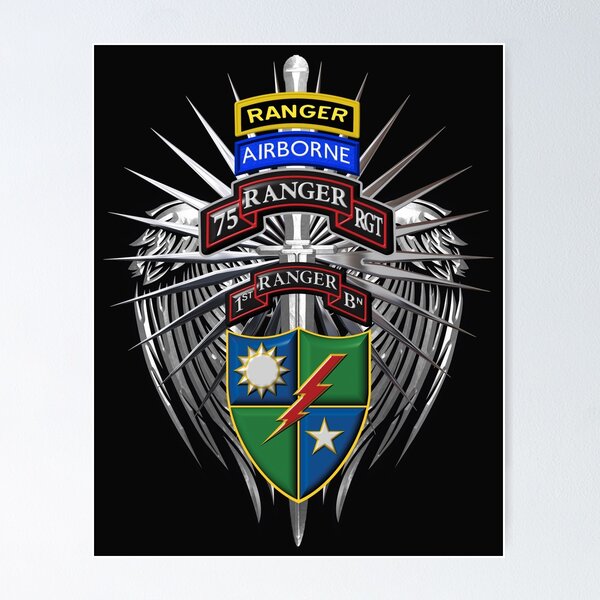 Item preview, 75th Ranger Regiment – 1st Battalion designed and sold by SoldierAlways.