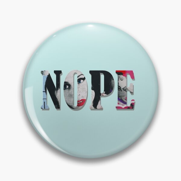 Item preview, Nope funny sarcastic attitude quote typography lettering design designed and sold by Cafecreative.