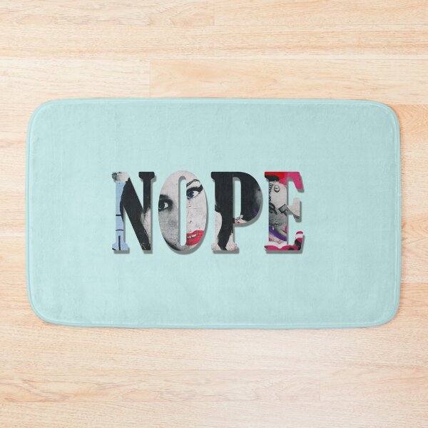 Item preview, Nope funny sarcastic attitude quote typography lettering design designed and sold by Cafecreative.