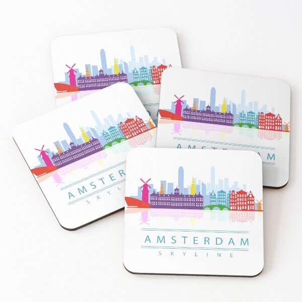 Item preview, Amsterdam skyline designed and sold by TakeiteasySH ⭐⭐⭐⭐⭐.