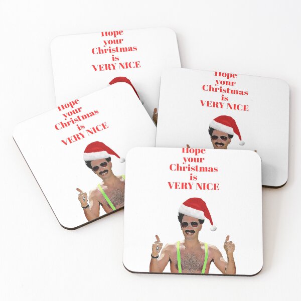 Item preview, Borat Christmas Cards and Gifts, Borat, Hope your Christmas is VERY NICE designed and sold by avit1.