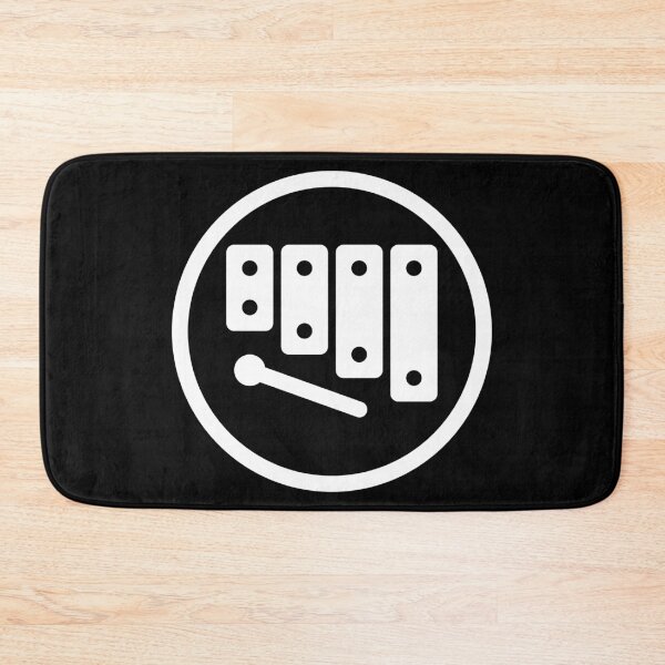 Item preview, Xylophone Glockenspiel Marimba Percussionist Logo-white designed and sold by MixedBagMerch.