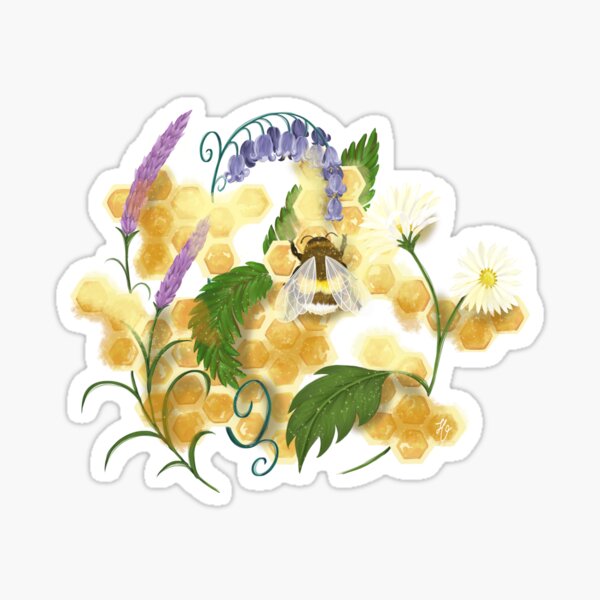 Item preview, Flower Bee designed and sold by artsbyh.