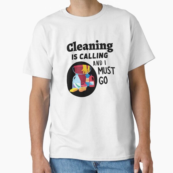 Item preview, Cleaning is Calling Housekeeping Cleaning Crew Fun designed and sold by SavvyCleaner.