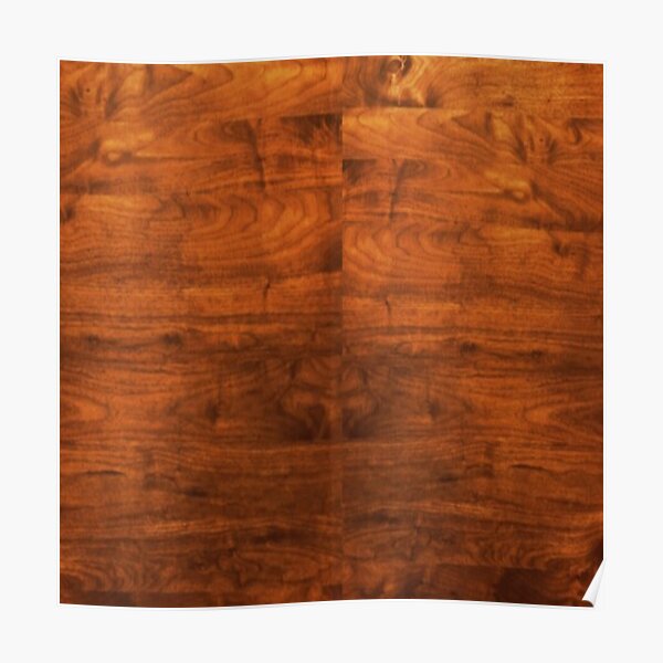 Brown wood Poster