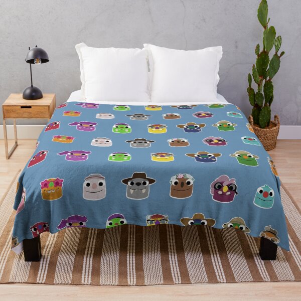 Bugsnax - All grumpuses Throw Blanket