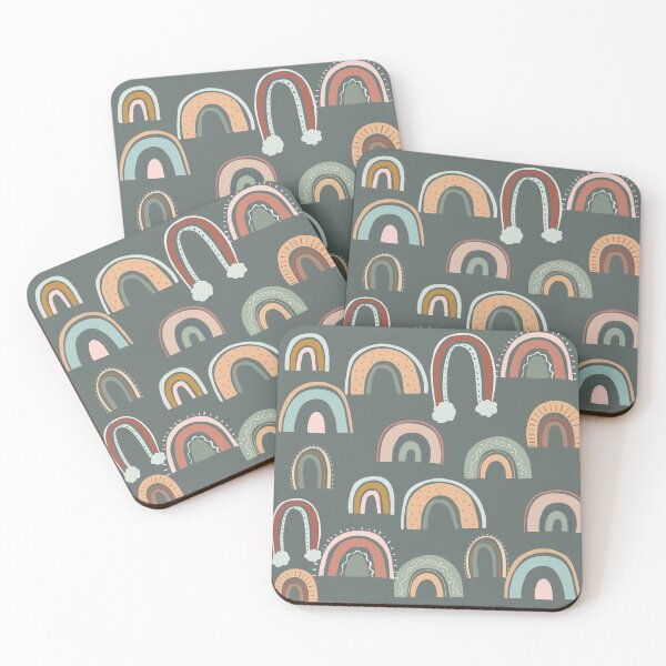 Item preview, Retro abstract rainbow pattern designed and sold by AndArte.