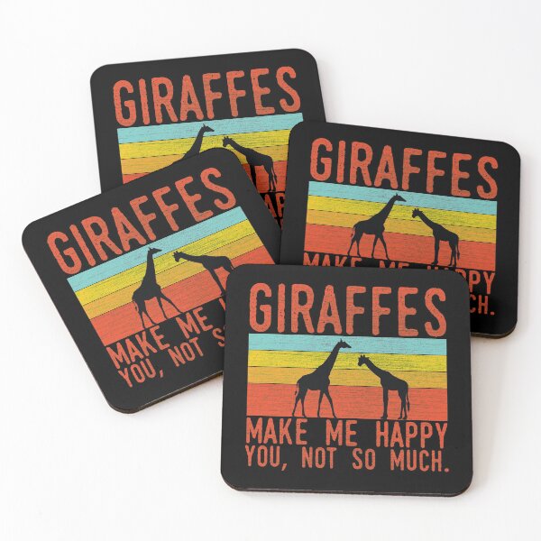 Item preview, Giraffes Make Me Happy - Giraffe Lover Gift Idea designed and sold by helliazidi.