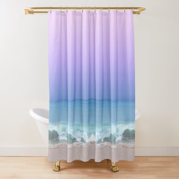 Lover's Sea | Purple | Moonlight Isle Shower Curtain