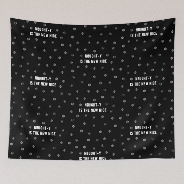 Item preview, Nought-y Is the New Nice Punny Christmas Design designed and sold by AritraSur.