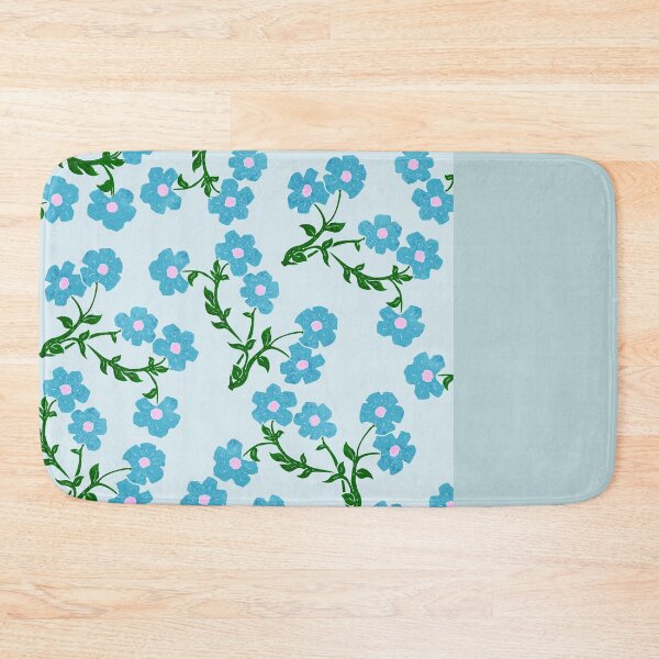 Aperçu de l'œuvre Cottagecore Farmcore Blue Tiny Flower Motif Vintage Esthétique créée et vendue par allexieee.