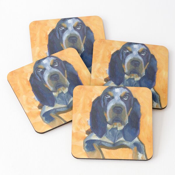 Item preview, Bluetick coonhound artwork products Orange  designed and sold by BGOZart.