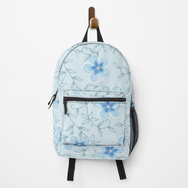 Artikelvorschau, Cottagecore Farmcore Baby Blue Tiny Flower Ästhetisches Vintage Muster entworfen und verkauft von allexieee.