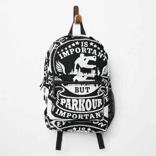 Item preview, funny artwork for those who loves freerun "Education is important but parkour is importanter" - parkour designed and sold by Troy  G Perez.