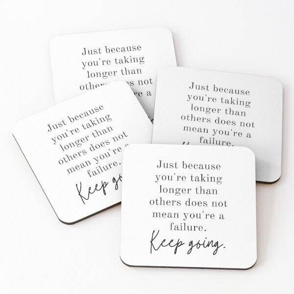 Item preview, You're not a failure. Keep going Minimalist Quote by MNMLworks designed and sold by MNMLworks.