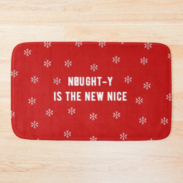 Item preview, Nought-y Is the New Nice Punny Christmas Design designed and sold by AritraSur.
