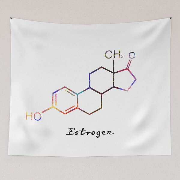 Item preview, Estrogen Estrogen Watercolour Quote Art Design Ins designed and sold by vividpixelusa.
