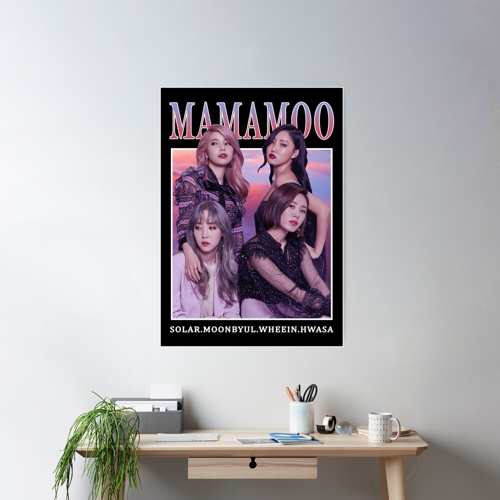 MAMAMOO Members Photoshoot Vintage Retro Band Style 90s