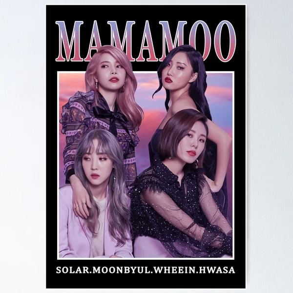 MAMAMOO Members Photoshoot Vintage Retro Band Style 90s 