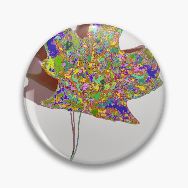 Item preview, Multicolor Maple Leaf and its Shadows designed and sold by AMGImpressions.
