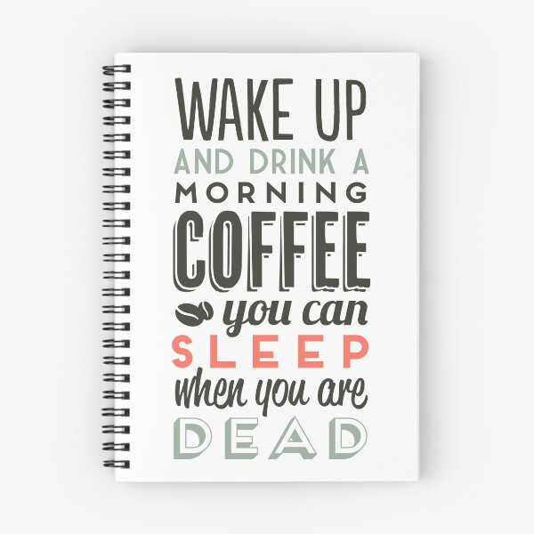 Item preview, Wake Up Drink Morning Cafe designed and sold by intrique8.