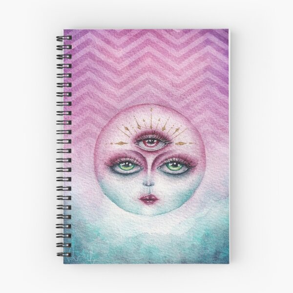 Item preview, Moon Lady Illustration In Watercolor designed and sold by Vanessa Ljungdahl.