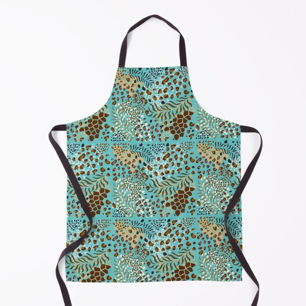 Item preview, ANIMAL PRINT AQUA-PCD3217 designed and sold by Jackie Werner.