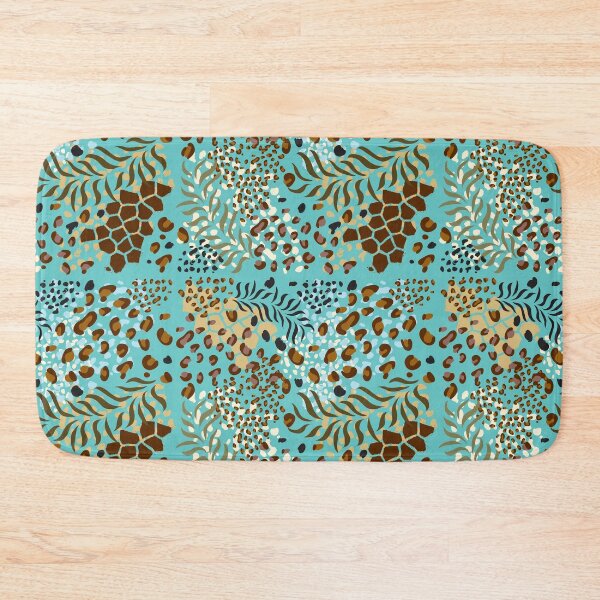 Item preview, ANIMAL PRINT AQUA-PCD3217 designed and sold by Jackie Werner.