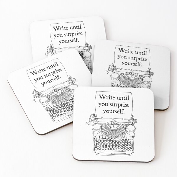 Item preview, Write Until You Surprise Yourself Typewriter designed and sold by GrandeDuc.