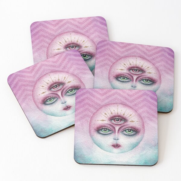 Item preview, Moon Lady Illustration In Watercolor designed and sold by Vanessa Ljungdahl.