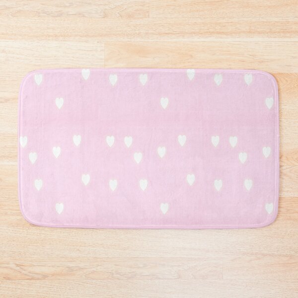 Item preview, White hearts on pink designed and sold by tetibright.
