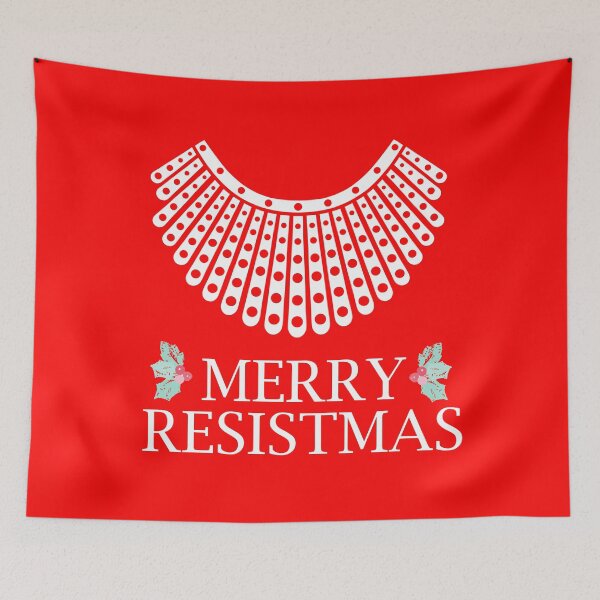 Item preview, Collar Merry Resistmas designed and sold by REApparelCo.