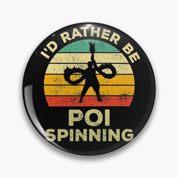 Item preview, I’d Rather Be Poi Spinning Vintage Gift For Poi Lovers designed and sold by JokeGysen.