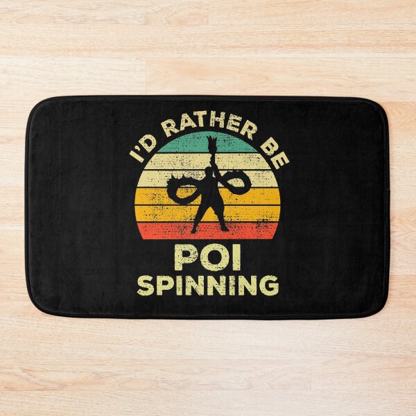 Item preview, I’d Rather Be Poi Spinning Vintage Gift For Poi Lovers designed and sold by JokeGysen.