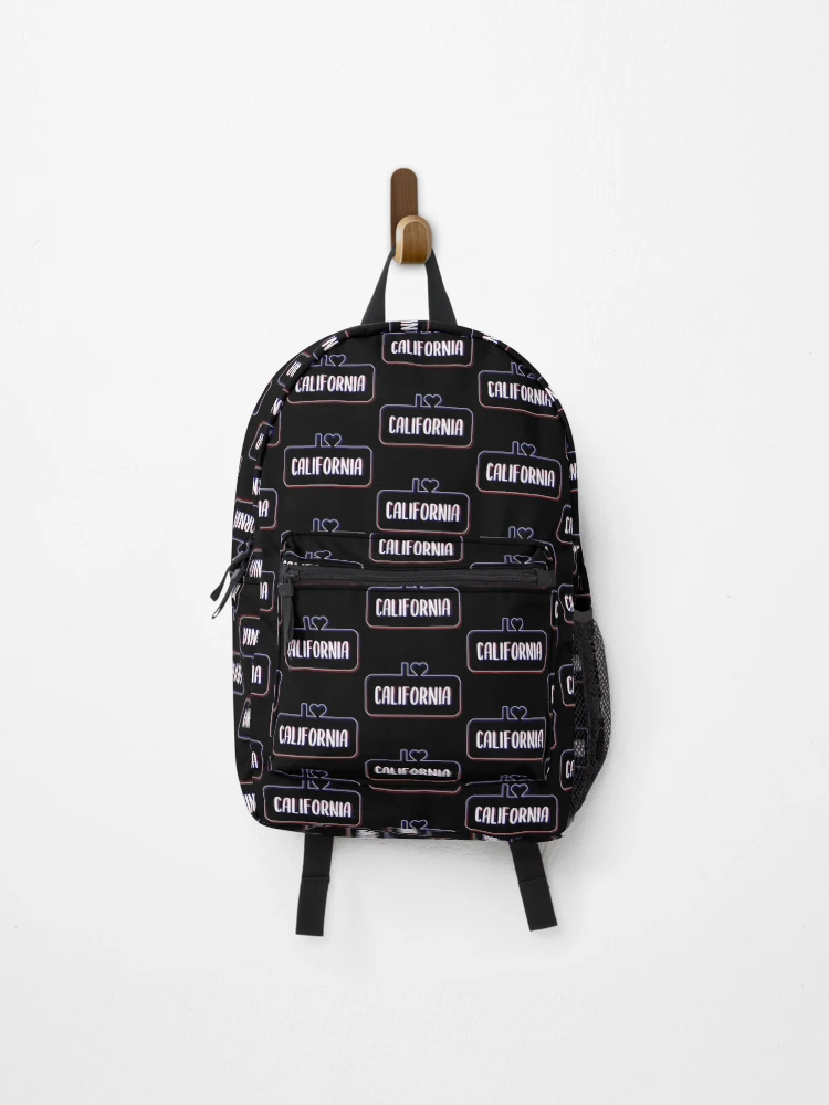 Thumbnail 1 of 3, Backpack, I Love California Colorful Text designed and sold by RADesigns21.