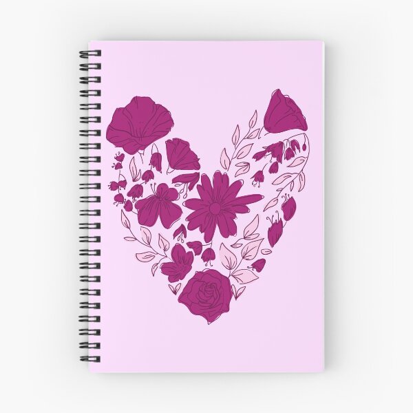 Item preview, Corazón floral designed and sold by SpillDesign17.