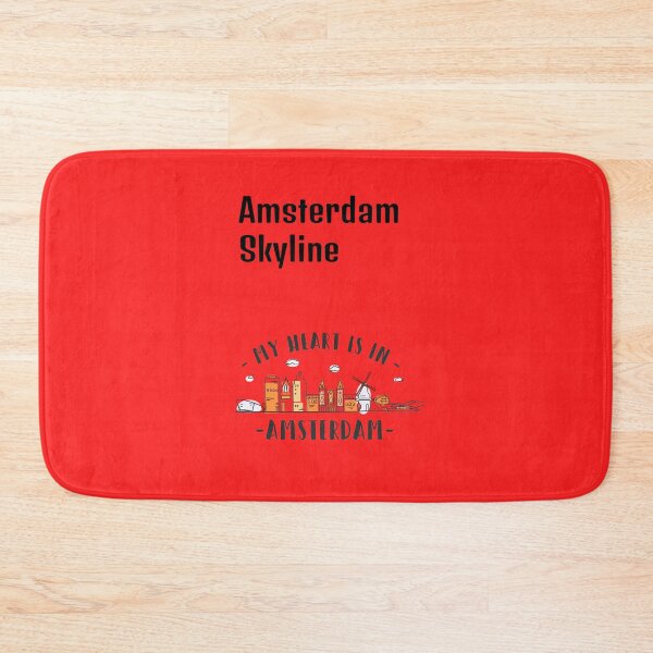 Item preview, Red Amsterdam Skyline designed and sold by DamaliePierre.