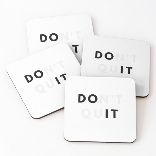 Item preview, Don't Quit Do IT Minimalist Quote by MNMLworks designed and sold by MNMLworks.