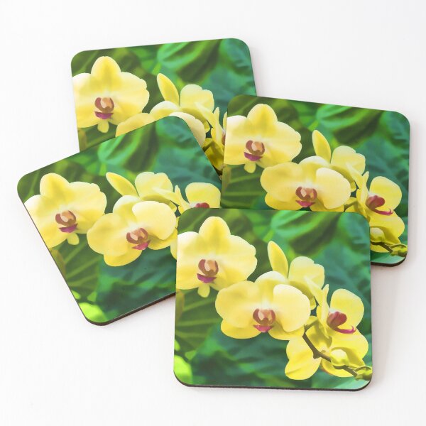 Item preview, Tropical Impressions - Golden Yellow Orchids designed and sold by Georgia Mizuleva.