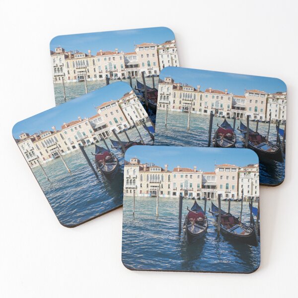 Item preview, Venice, Italy - Traditional Venetian Gondolas on the Grand Canal designed and sold by Georgia Mizuleva.