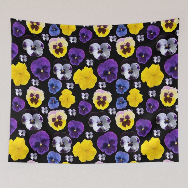 Item preview, Pansy flowers pattern designed and sold by virilamissa.